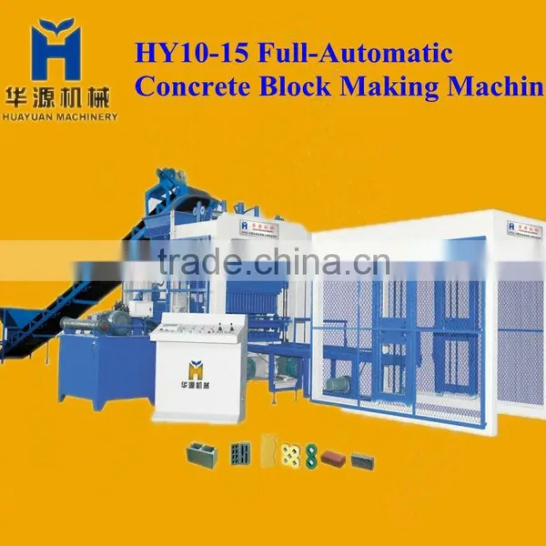 Made In China HY-QT10-15 Full Antomatic Block Making Machine Block Forming Machine