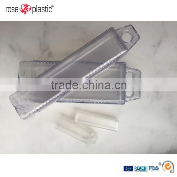 PP Transparent PVC Clear or PE Colored Empty Plastic Tubes Packaging Quadro Pack QP photo-3