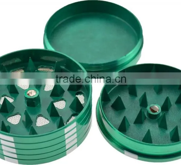 New Style Chromium Crusher Zinc Inch Piece Tobacco Spice Herb Grinder 843 photo-2