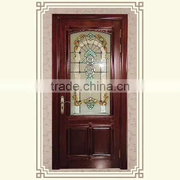 Wooden Glass Panel Door Dutch Door Decorative Timber Door