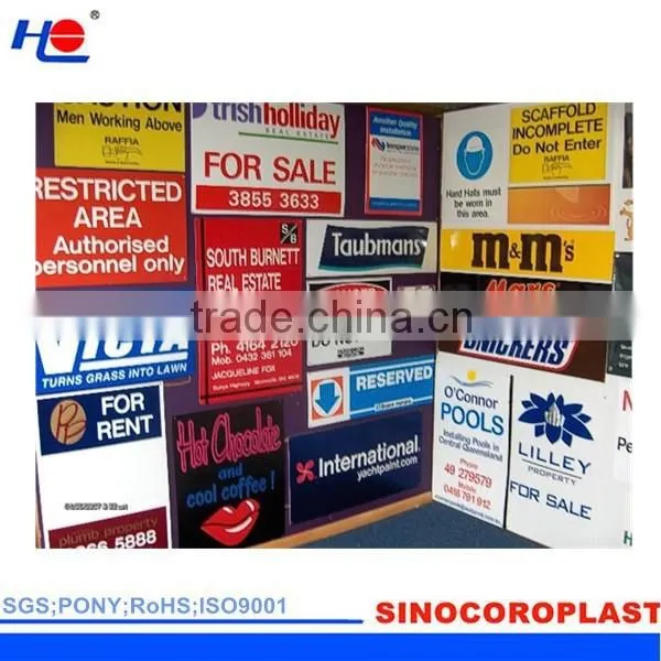 PP Coroflute Sign Sheet Law Sign Advertising Sheet photo-2