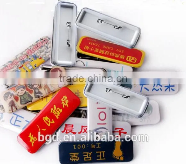 Custom Reusable Tinplate Name Badge photo-4
