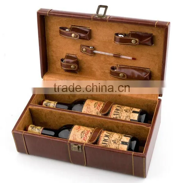 PU Wine Box,wine Box in Leather