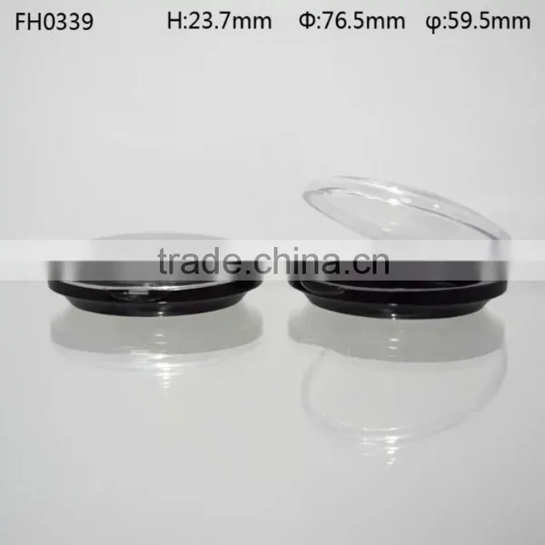 High Quality Cheap Custom Round Plastic Empty Compact Container Case photo-2