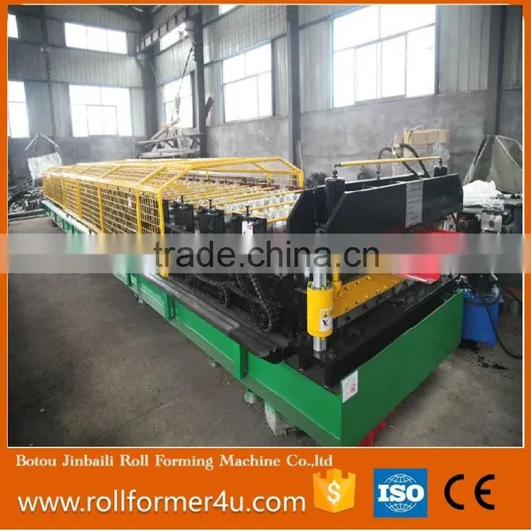 Metal Deck Roofing Sheet Double Layer Roll Forming Machine With Cover