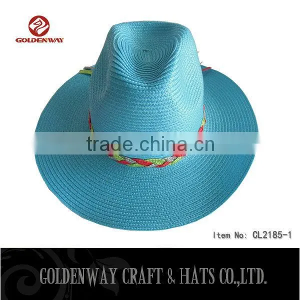 Fashion Design Cheap Blue Cowboy Hat photo-2
