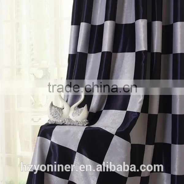2015 Hot Sale Printed Designed No. 01 Window Curtains, Made- up Black Out Fabric in Home or Hotel photo-2
