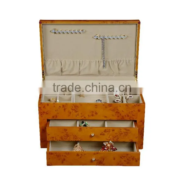 Chinese Factories Wholesale Custom Luxurious Wooden Jewelry Box, Draw Out the Watch Box photo-2