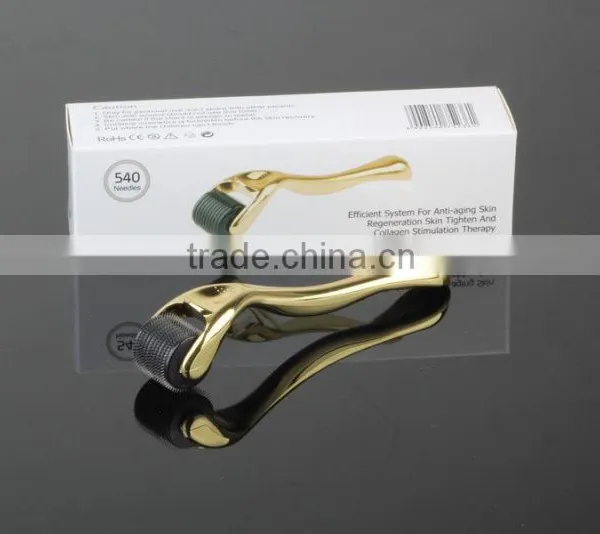 Wholesale 540 Needles Micro Needle Gold Derma Roller photo-2