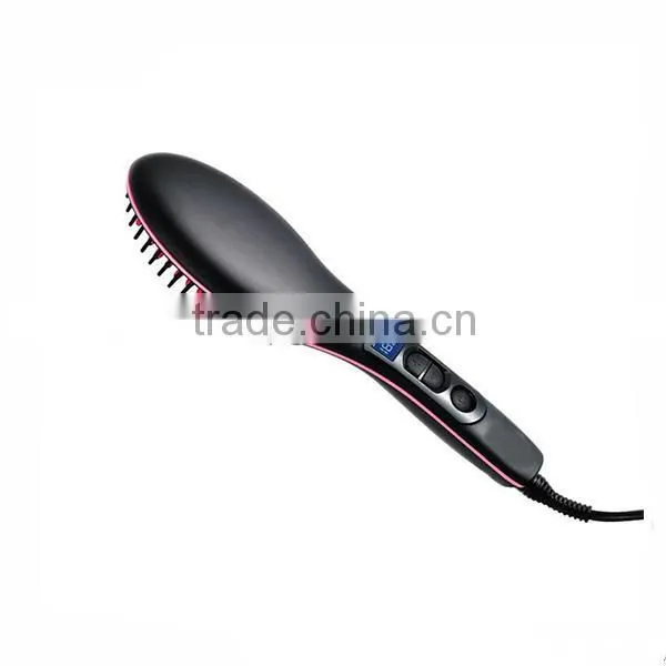Promotion LCD Display Magic Hair Straightener Brush photo-2