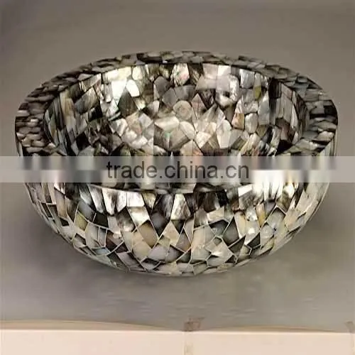 Basin Made by River Shell/mother of Pearl Latest Design Manufacturing India