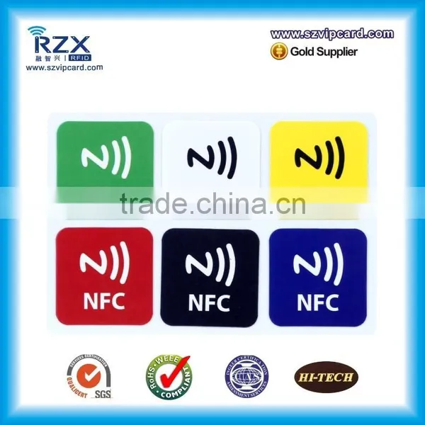 CMYK Print Low Cost Rewritable Small Size NFC Tag Sticker photo-5