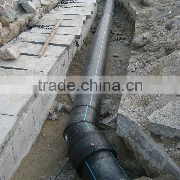 PN6, PN8 Hdpe Sewage Pipe for Drainage Industry