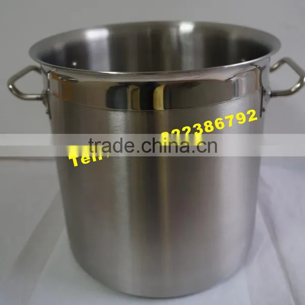 Highly Innovative 05 Style Commercial Stainless Steel Soup & Stock Pots With Compound Bottom (sandwich) Sand Finished photo-2