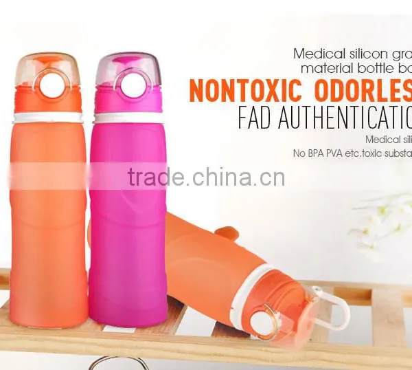 Silicone Folding Bottle Use for Go Outdoors Travel, Running, go Hiking photo-4