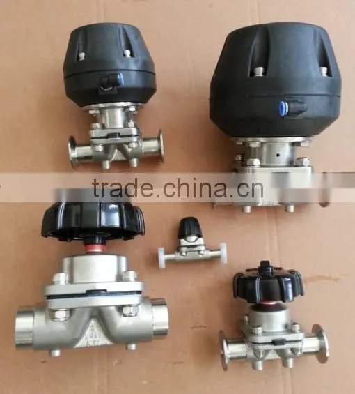 Sanitary Stainless Steel Pneumatic Diaphragm Valve photo-3