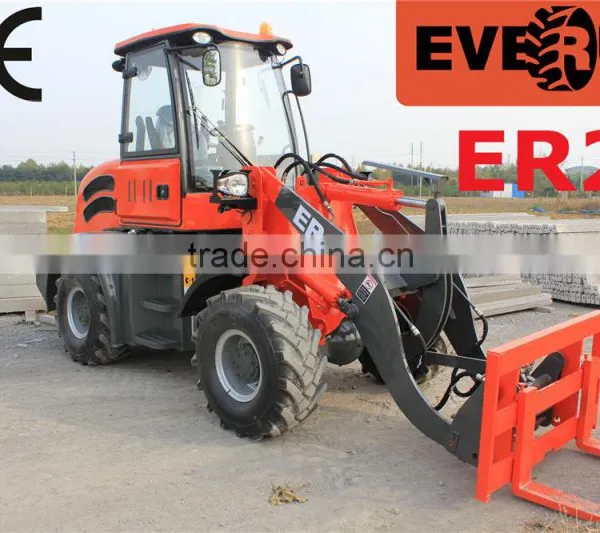 ER20 Everun Consturction Machine Small Wheel Loader With Sand Spreader For Sale photo-6