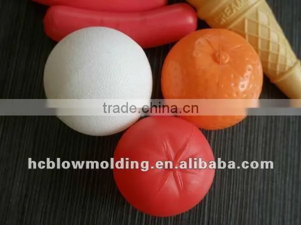 OEM Blow Molding Plastic Fruit Toy for Kids Simulated Plastic Mini Toys Vegetable Set photo-3