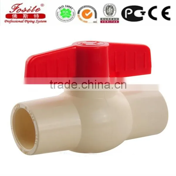 Simple C-PVC Ball Valve 1/2"-2" Inch photo-2