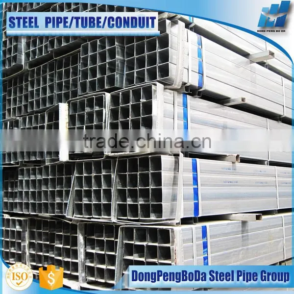15*15*0.9 gi Rectangular Hollow Section Pre Galvanized Square Tube photo-2