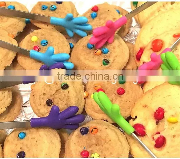 Perfectly Designed High Quality Silicone Mini 5 Inch Tongs photo-2