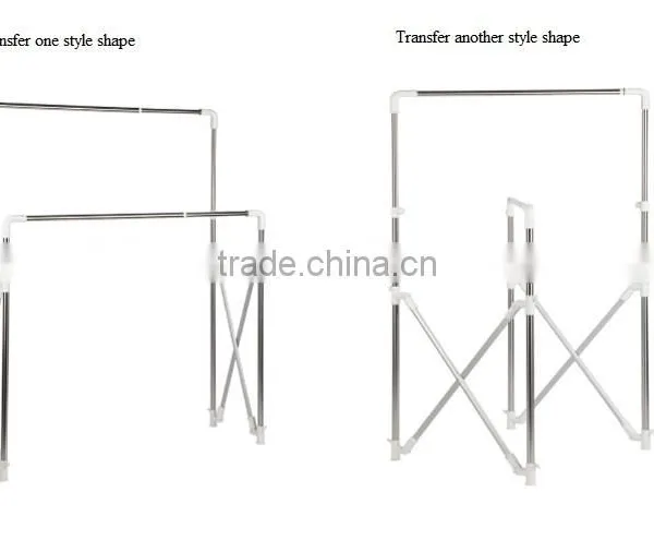 Telescopic Collapsible Double Pole Heavy Dring Rack photo-5