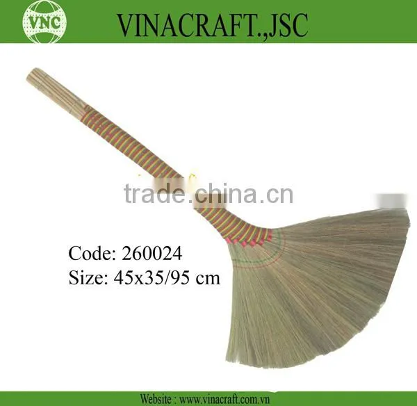 Vietnam Grass Broom With Plastic Fiber photo-6