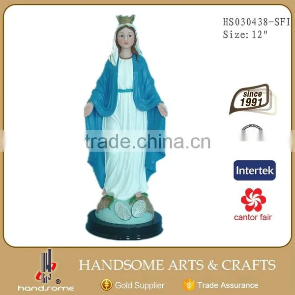 18 Inch Home Decoration Resin Craft Religious Items Virgin Mary Statues photo-6