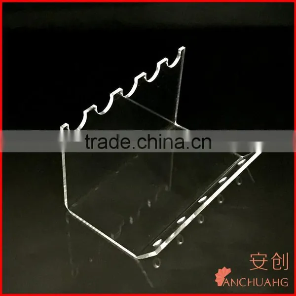 5-Slots Clear Acrylic For Pen, Makeup Brush , E-Cigarette , Vapor, Pencil Display Stand photo-2