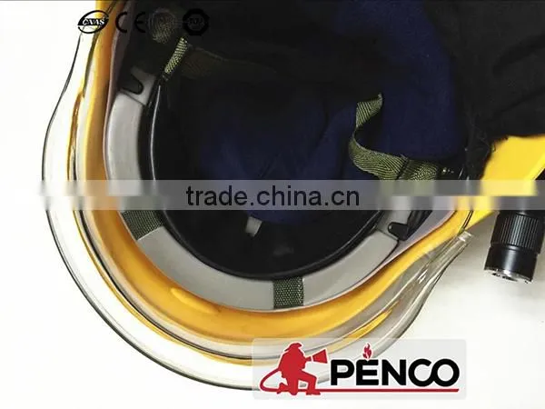 Construction Working Safe Yellow Hat Retardant Hard Thick Material Head Protected Face Visor Flame Protected Hood Helmet photo-5