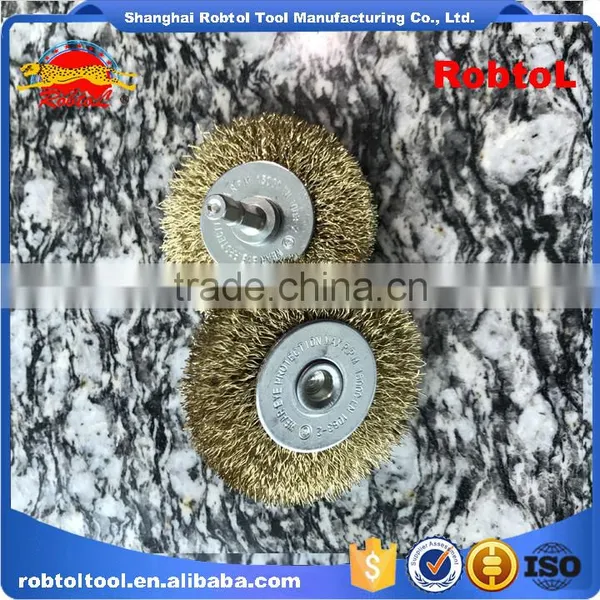 75MM Steel Wire Cup Brush Wheel Twist Knot Crimped Bowl Disc Abrasive M10 Round Grinding Cheaning Brush photo-5