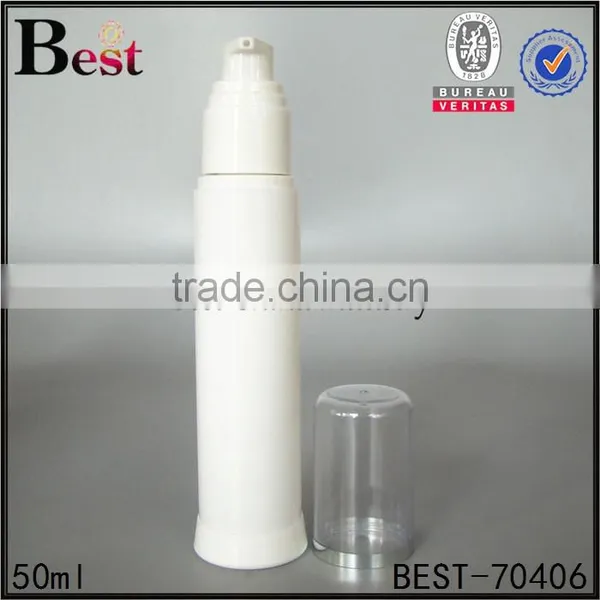 Promotion Cosmetic Personal Care Beard Oil Lotion Detergent Essential Oil Pomade PP White 100ml Plastic Bottle for Oil With Pump photo-5