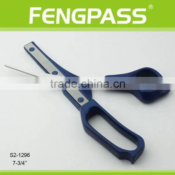 S2-1296 7-3/4"Inch 2CR13 Stainless Steel With PP Handle Paper-Cut Knife Scissors For Paper Cutting photo-2