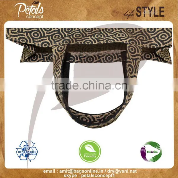 2017 Fancy Jute Tote Bag for Men photo-4