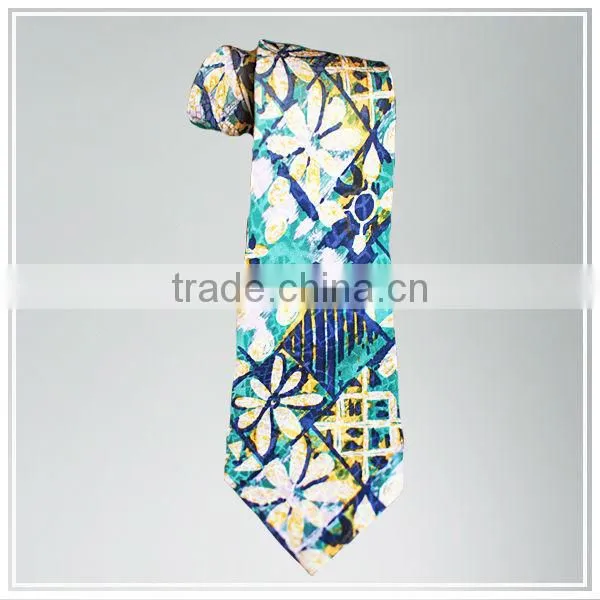 Customize Popular Style Digital Printed 100% Silk Tie