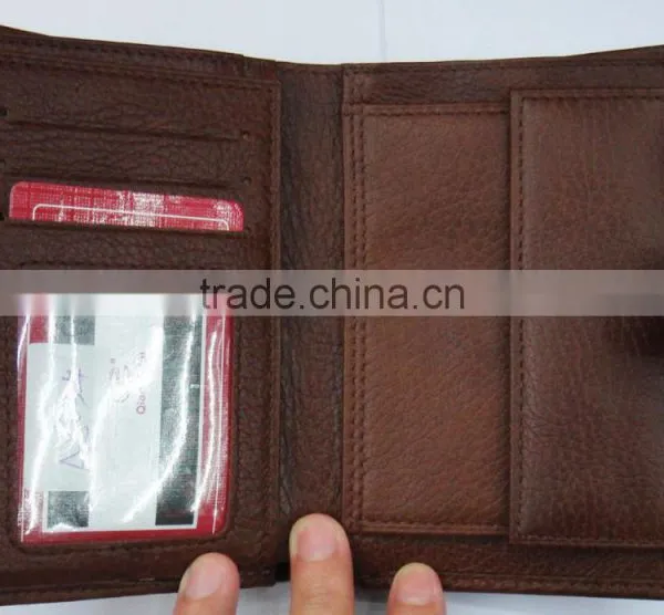 Fashion Men Cowhide Skin Wallet Leather Purse photo-4