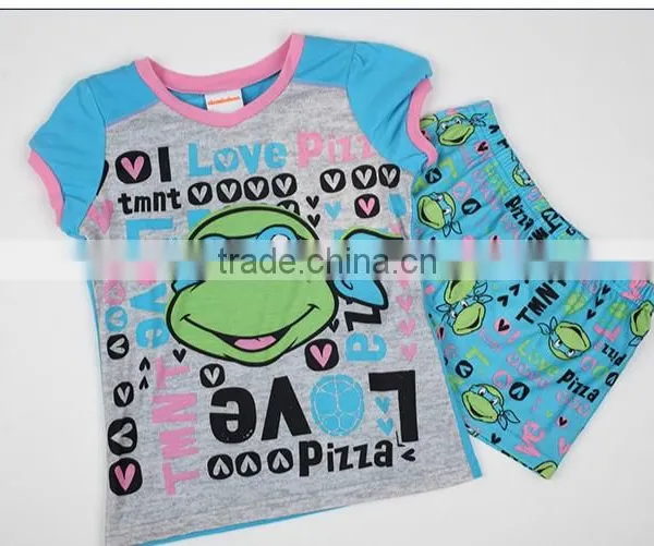 Round Neck 100 Cotton Pajamas Kids photo-2
