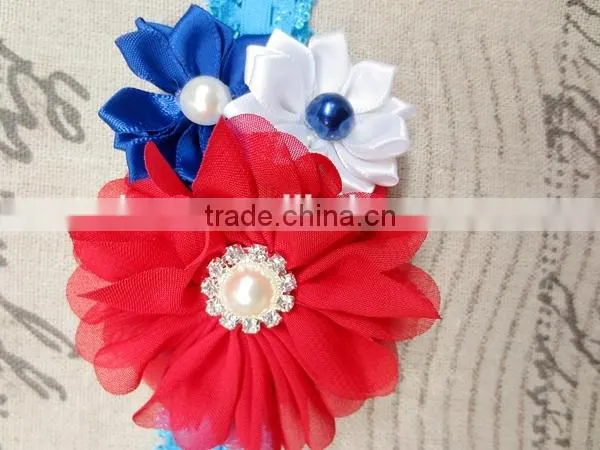Hot Selling Sparkle Pearl Centered Baby Girls Headband Wholesale photo-4