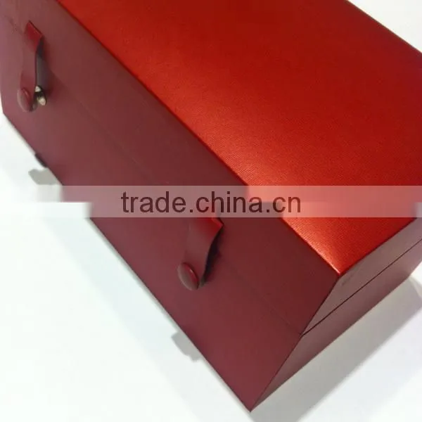 Red Paper Cover Jewelry /Crystal/Porcelain/Jade Box photo-2