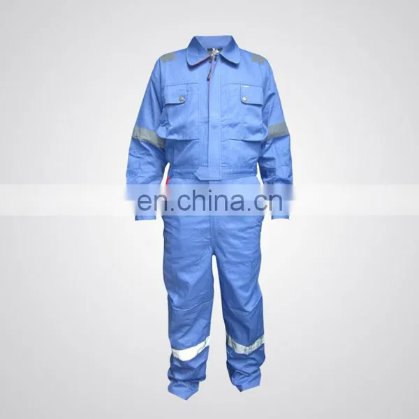 Cheap 100% Cotton Fire Retardant Coverall for Safety Protective Overall photo-5
