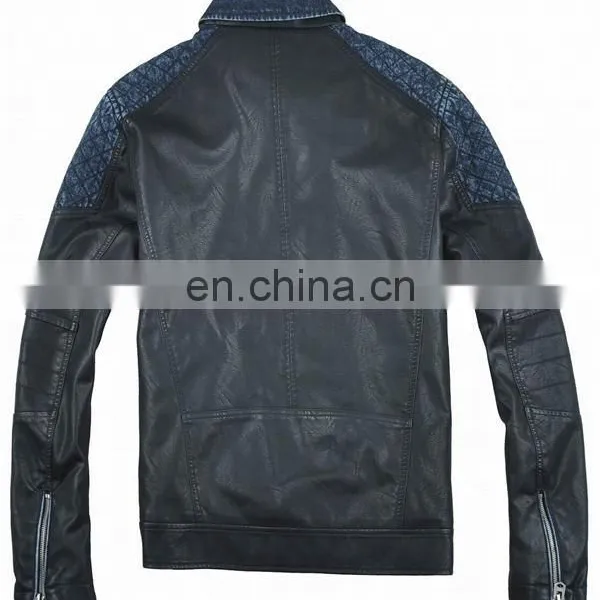 Good Quality Mens Custom Design Yamaha Leather Jacket photo-3