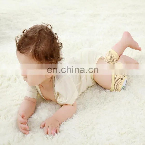 China Light Colors Baby Knee Pads Unisex Elastic Knee Elbow Pads for Crawling