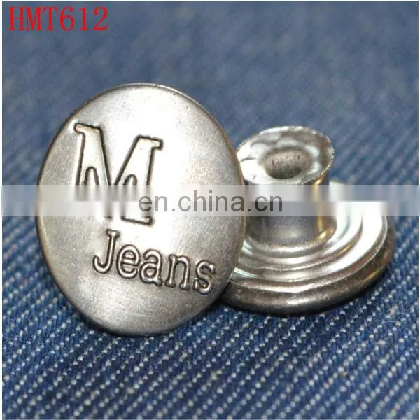 stainless steel garment fashion metal button