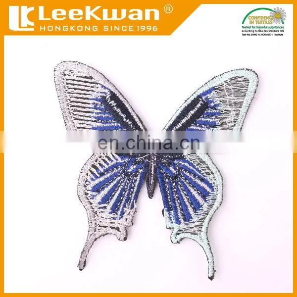 Custom Sequin Bead Butterfly Design Patch Applique, Sew-on Butterfly Sequin Patch photo-3