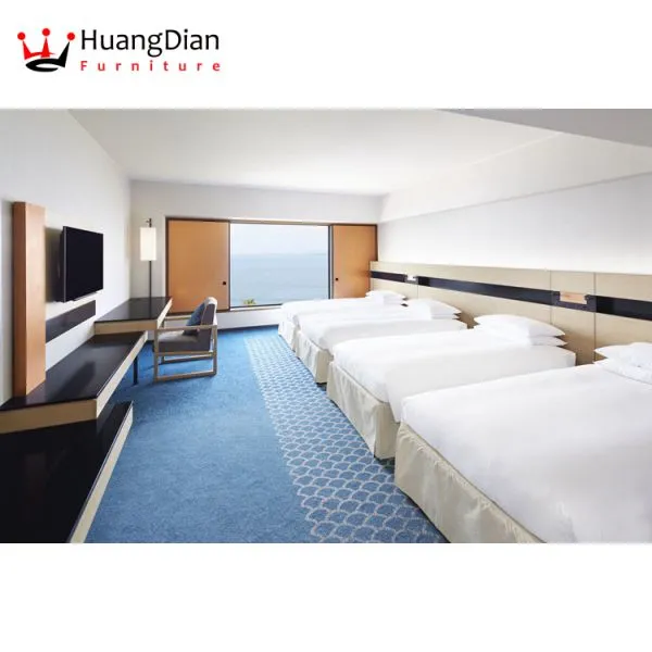 Chinese Manufacturer Wooden Hotel Guest Bedroom Furniture photo-4
