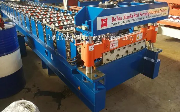 Corrugated Aluminum Sheet Roll Forming Machine photo-2