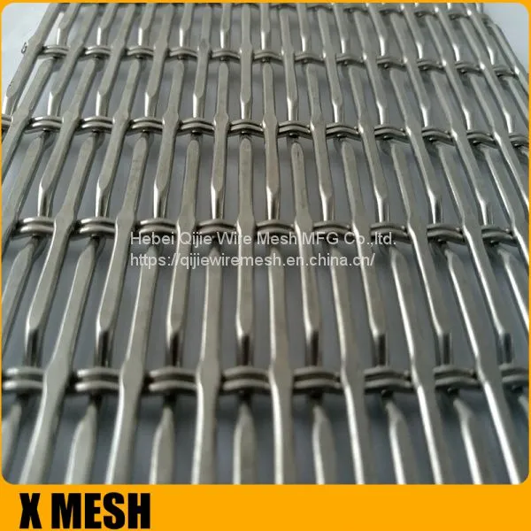 Stainless/Aluminium Flat-Wire Decorative Mesh photo-3