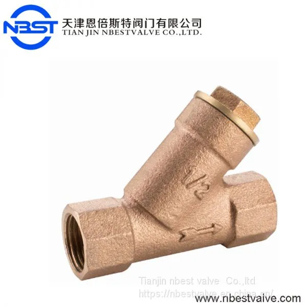 DN100 2 Inch SS304 Net Bronze Y Type Brass Strainer 25Bar