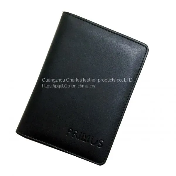 Manufacturers custom 2019 new open PU leather card ID package multi-function simple ticket holder passport package