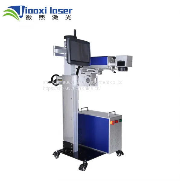 20w Flying Fiber Laser Marking Machine for Production Line Plastic Metal photo-3
